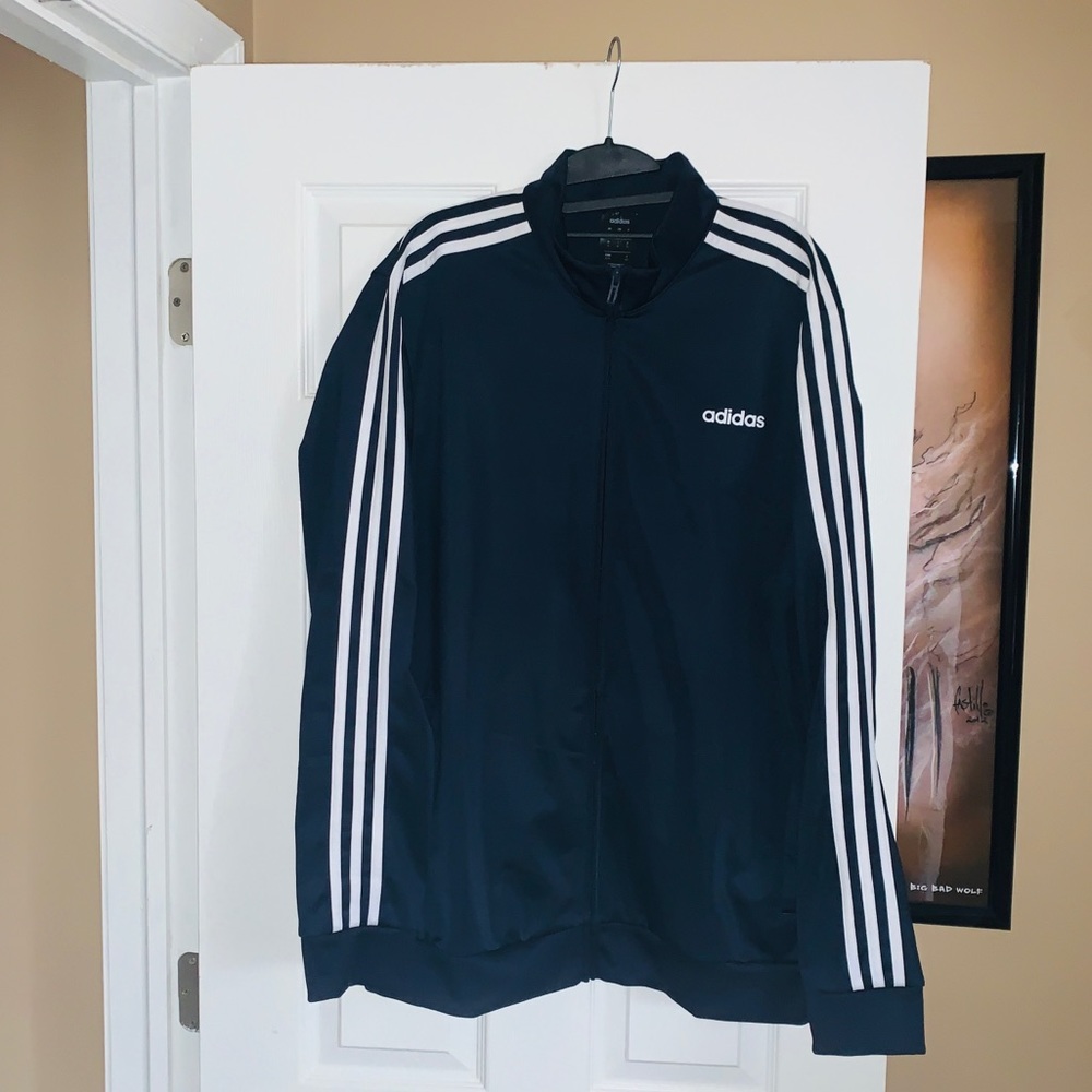 Adidas essential 3-strip tricot track top